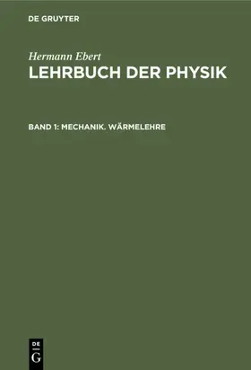 Ebert |  Mechanik. Wärmelehre | Buch |  Sack Fachmedien