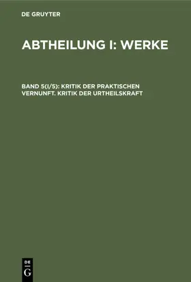 Kritik der praktischen Vernunft. Kritik der Urtheilskraft | E-Book | www.sack.de