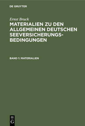 Bruck | Materialien | Buch | 978-3-11-235143-7 | sack.de