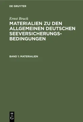Bruck |  Materialien | eBook | Sack Fachmedien