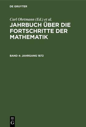 Ohrtmann / Henoch / Lampe |  Jahrgang 1872 | eBook | Sack Fachmedien
