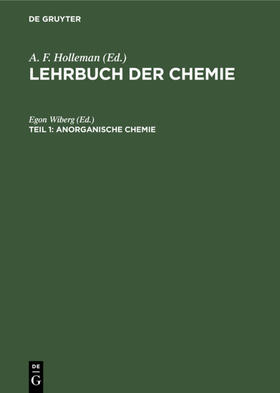 Wiberg |  Anorganische Chemie | Buch |  Sack Fachmedien