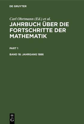 Ohrtmann / Henoch / Lampe |  Jahrgang 1886 | eBook | Sack Fachmedien