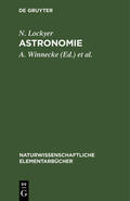 Lockyer / Becker / Winnecke |  Astronomie | Buch |  Sack Fachmedien