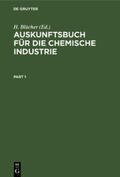 Blücher |  Auskunftsbuch für die chemische Industrie | Buch |  Sack Fachmedien
