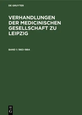 Degruyter |  1863-1864 | Buch |  Sack Fachmedien