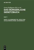Hoffmann / Brückner / Erler |  Allgemeiner Teil. Recht der Schuldverhältnisse. Sachenrecht | eBook | Sack Fachmedien