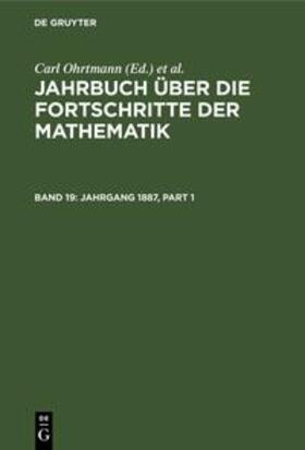 Ohrtmann / Henoch / Lampe |  Jahrgang 1887 | eBook | Sack Fachmedien