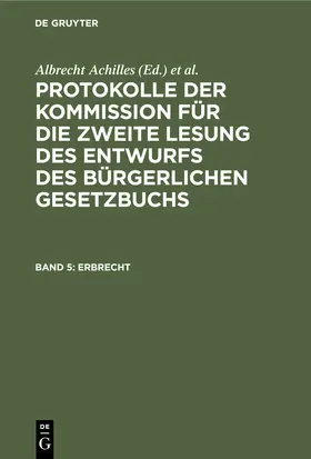 Achilles / Spahn / Gebhard |  Erbrecht | Buch |  Sack Fachmedien