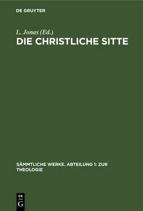 Jonas |  Die christliche Sitte | eBook | Sack Fachmedien