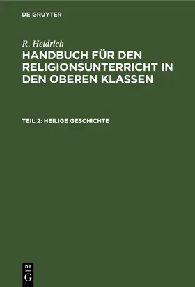 Heidrich | Heilige Geschichte | E-Book | www.sack.de