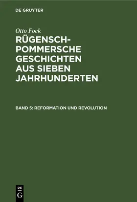 Fock |  Reformation und Revolution | Buch |  Sack Fachmedien