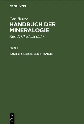 Chudoba / Hintze |  Silicate und Titanate | eBook | Sack Fachmedien