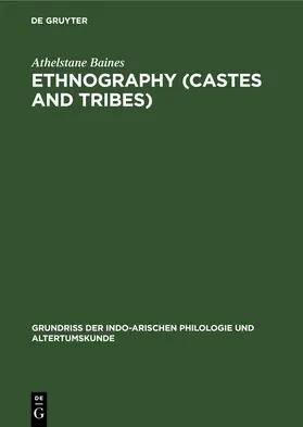 Baines |  Ethnography (Castes and Tribes) | Buch |  Sack Fachmedien