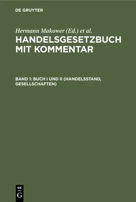 Loewe / Makower |  Buch I und II (Handelsstand, Gesellschaften) | Buch |  Sack Fachmedien