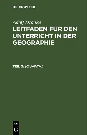 Dronke |  (Quarta.) | eBook | Sack Fachmedien