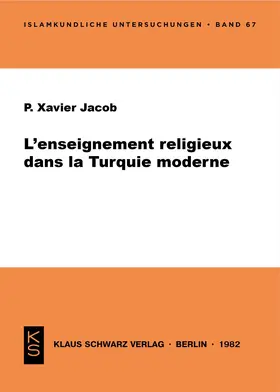 Jacob | L' enseignement religieux dans la Turquie moderne | E-Book | www.sack.de