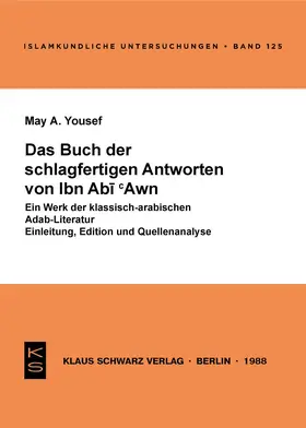 Yousef | Das Buch der schlagfertigen Antworten von Ibn Abi 'Awn | E-Book | www.sack.de