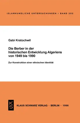 Kratochwil |  Die Berber in der historischen Entwicklung Algeriens von 1949 bis 1990 | eBook | Sack Fachmedien