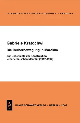 Kratochwil | Die Berberbewegung in Marokko | E-Book | www.sack.de