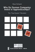 Klaus |  Why Do German Companies Invest in Apprenticeships? | eBook | Sack Fachmedien