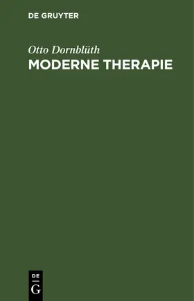 Dornblüth | Moderne Therapie | E-Book | sack.de