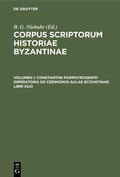 Reiske / Reiskii / Niebuhr |  Constantini Porphyrogeniti Imperatoris De Cerimoniis Aulae Byzantinae Libri Duo | Buch |  Sack Fachmedien