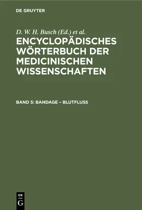 Busch / Hufeland / Gräfe |  Bandage ¿ Blutfluss | Buch |  Sack Fachmedien