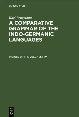 Brugmann | Indices of the Volumes I–IV | E-Book | www.sack.de