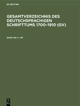 Geils / Schmuck / Gorzny |  U - Um | Buch |  Sack Fachmedien