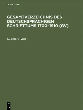 Geils / Schmuck / Gorzny |  V - Vero | Buch |  Sack Fachmedien
