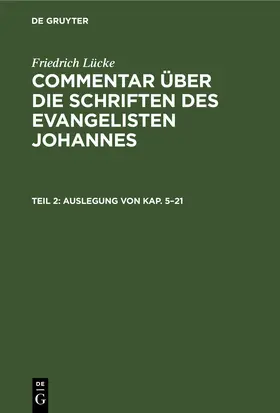 Lücke |  Auslegung von Kap. 5–21 | eBook | Sack Fachmedien