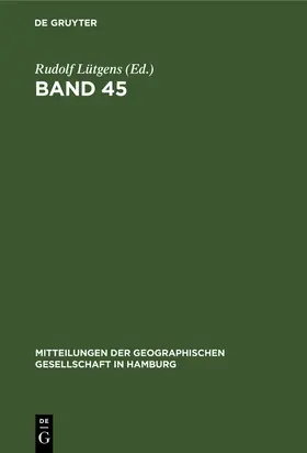 Lütgens |  Band 45 | Buch |  Sack Fachmedien