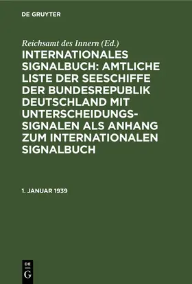  1. Januar 1939 | eBook | Sack Fachmedien