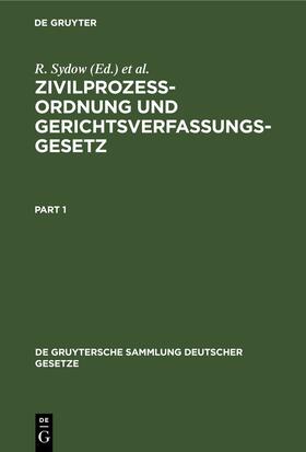 Sydow / Busch / Krantz | Zivilprozeßordnung und Gerichtsverfassungsgesetz | E-Book | sack.de