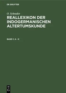 Schrader / Nehring |  A - K | Buch |  Sack Fachmedien