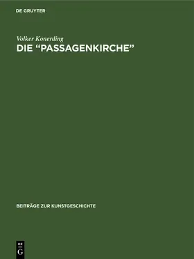 Konerding |  Die "Passagenkirche" | Buch |  Sack Fachmedien