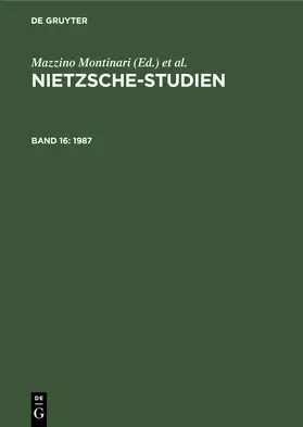 Abel / Montinari / Stegmaier |  1987 | Buch |  Sack Fachmedien