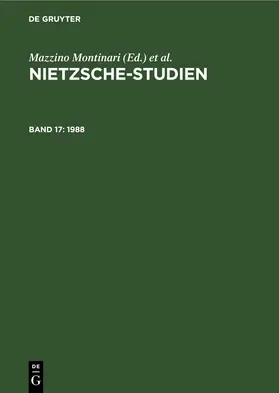 Montinari / Abel / Müller-Lauter |  1988 | eBook | Sack Fachmedien