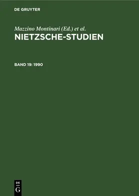 Montinari / Abel / Müller-Lauter |  1990 | eBook | Sack Fachmedien