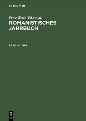 Jacob / Deutschmann / Kablitz | 1989 | Buch | 978-3-11-241921-2 | sack.de