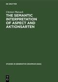 Platzack |  The Semantic Interpretation of Aspect and Aktionsarten | eBook | Sack Fachmedien