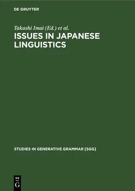 Imai / Saito | Issues in Japanese Linguistics | E-Book | sack.de