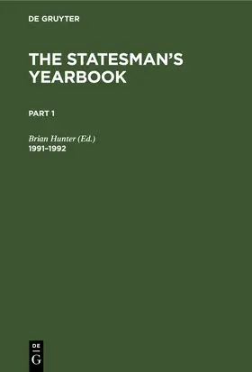 Hunter |  1991-1992 | Buch |  Sack Fachmedien