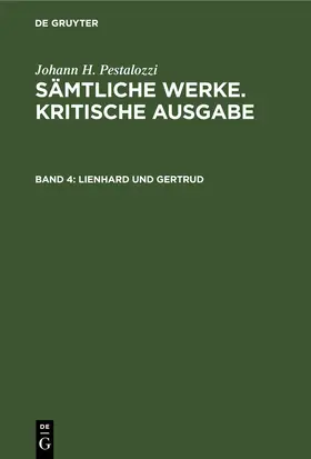 Stecher |  Lienhard und Gertrud | eBook | Sack Fachmedien