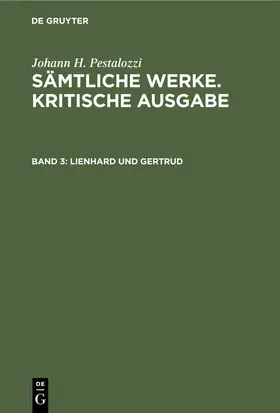 Stecher |  Lienhard und Gertrud | eBook | Sack Fachmedien