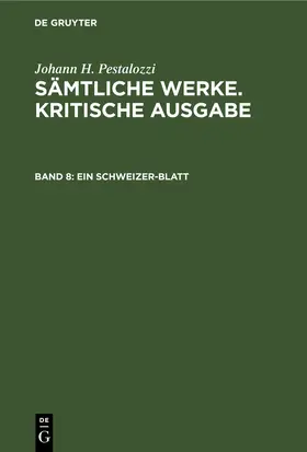 Schönebaum |  Ein Schweizer-Blatt | eBook | Sack Fachmedien
