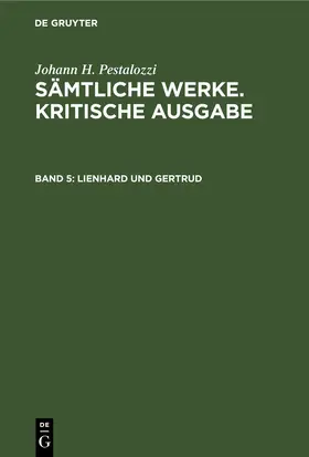 Stecher |  Lienhard und Gertrud | eBook | Sack Fachmedien
