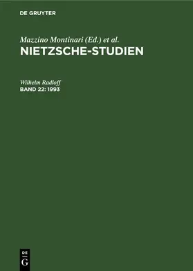 Montinari / Abel / Müller-Lauter |  1993 | eBook | Sack Fachmedien