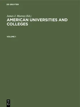 Murray |  American Universities and Colleges | Buch |  Sack Fachmedien